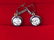 Antique 18K White Gold Old Mine Diamond Earrings, 6ctw - 7