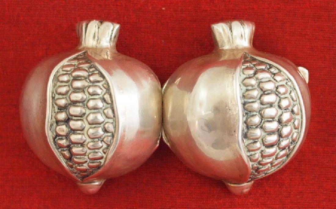 Vintage 800 Silver Case in Pomegranate Shape (1 of 6)