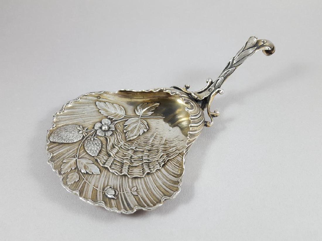 French Alphonse Debain Sterling Silver Serving Spoon (1 of 9)
