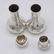 Antique Newburyport Sterling Silver Salt Pepper Shaker - 6