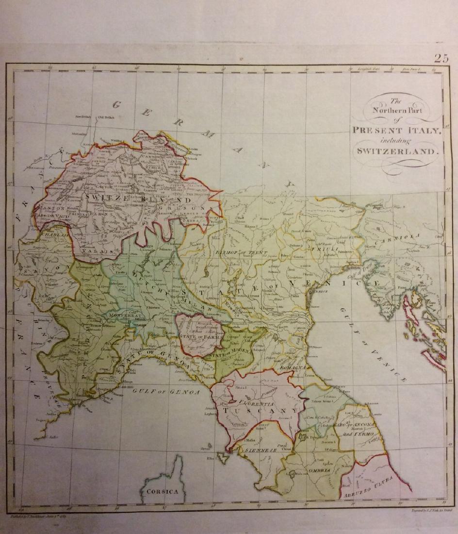 Stackhouse: Antique Map of Northern Italian States 1783 (1 of 1)