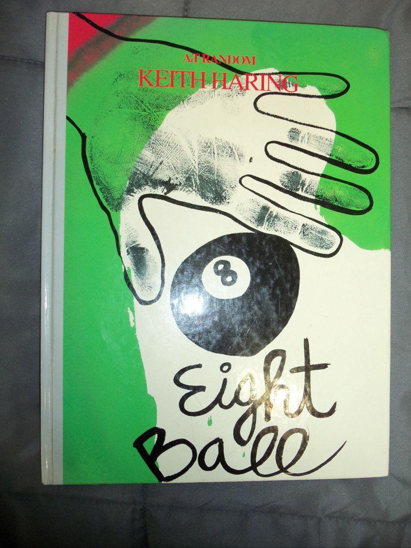 Keith Haring Signed Book Eight Ball (1 of 8)