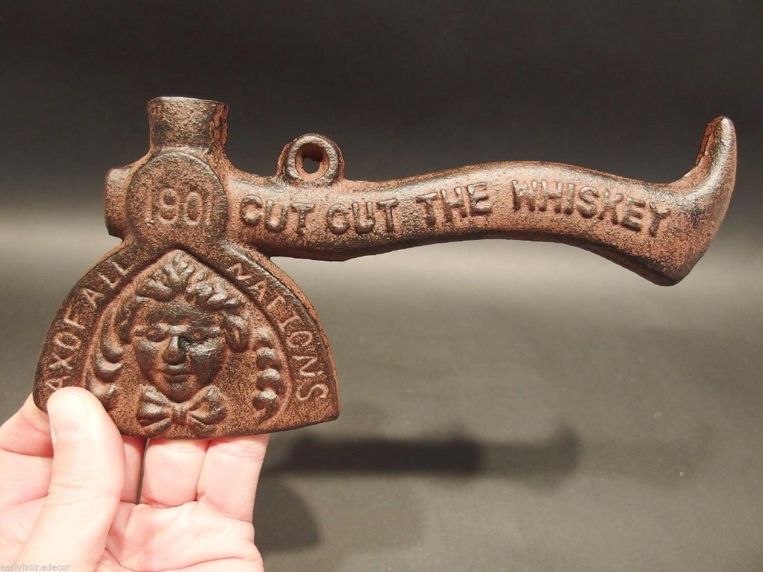 Antique Style Cast Iron 1901 PROHIBITION HATCHET (1 of 4)