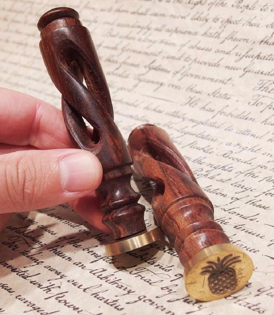 Brass Letter Wax Seal Pineapple (1 of 4)