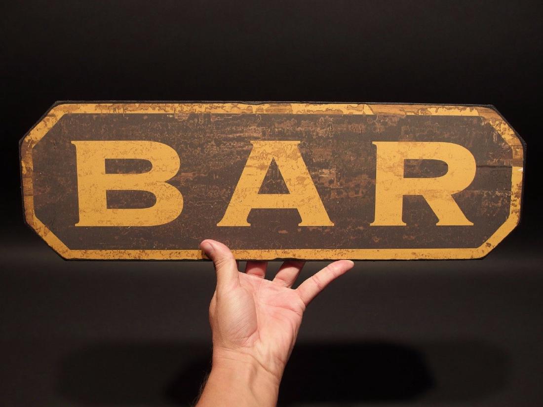 Wood BAR Restaurant Trade Sign (1 of 4)