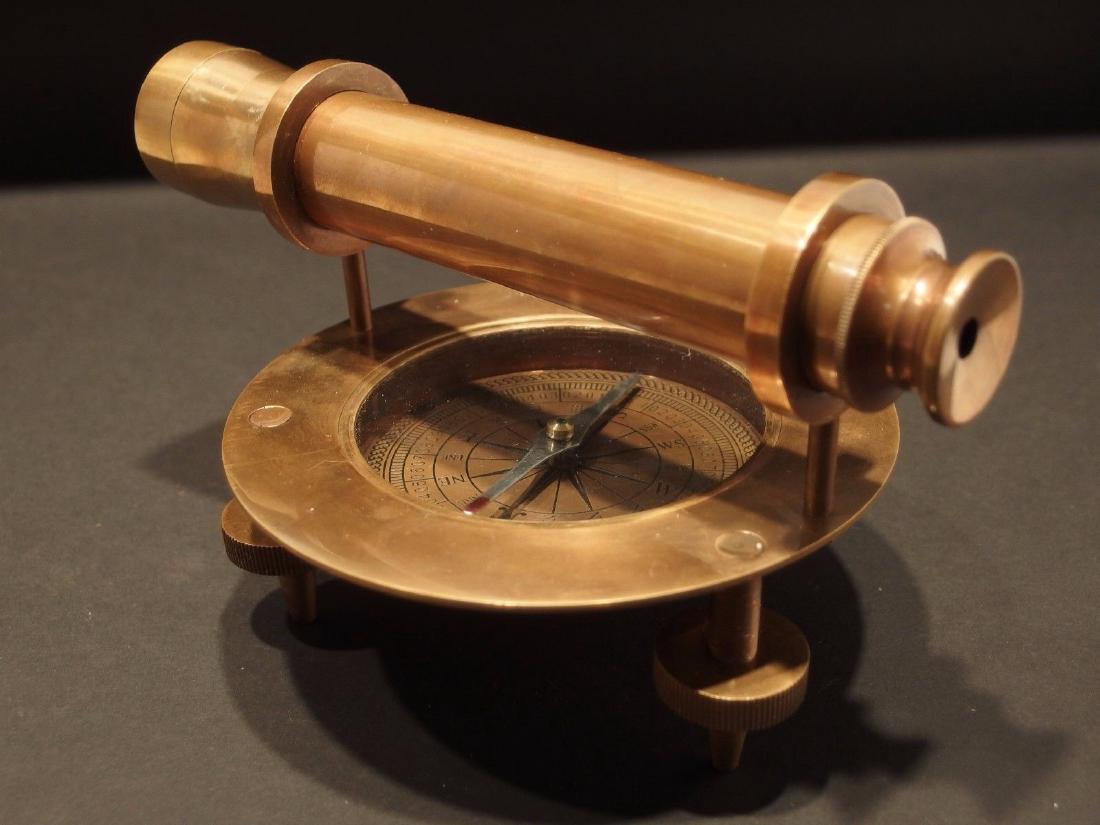 Brass Surveyors Compass Telescope (1 of 4)