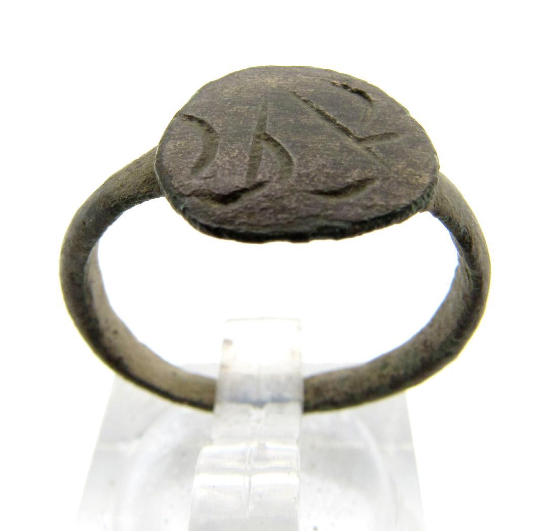 Medieval Viking Ring with Runic Symbols (1 of 4)