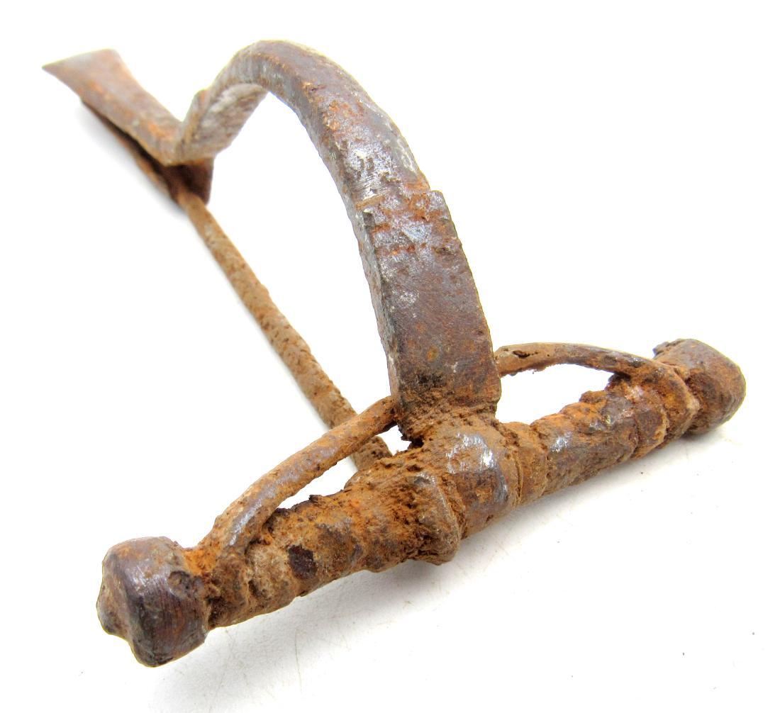 Ancient Roman Iron Bow Brooch (1 of 3)