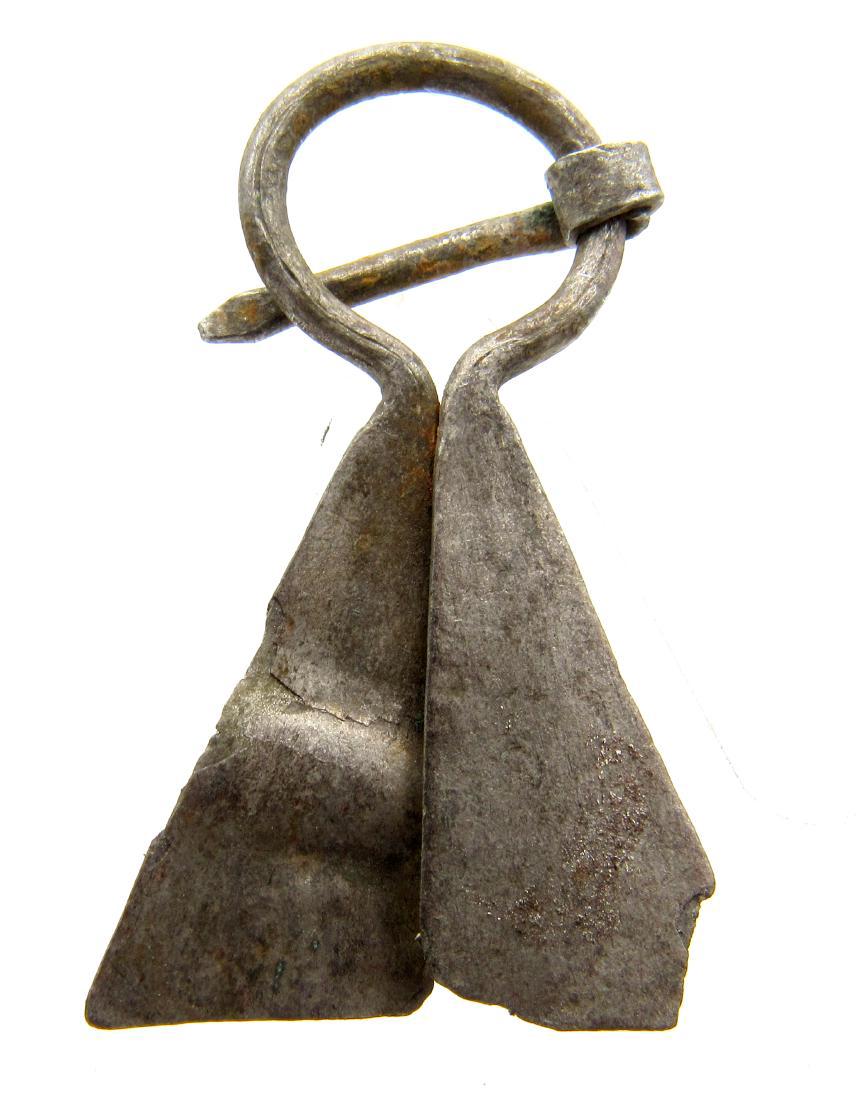 Medieval Viking Silver Penannular Brooch (1 of 3)