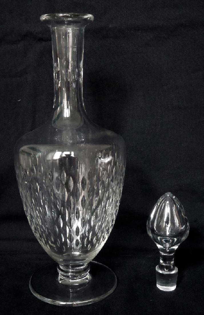 Baccarat Crystal Wine Decanter, Paris Pattern Signed