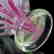 Toso Murano Italian Art Glass Flower Perfume Atomizer - 2