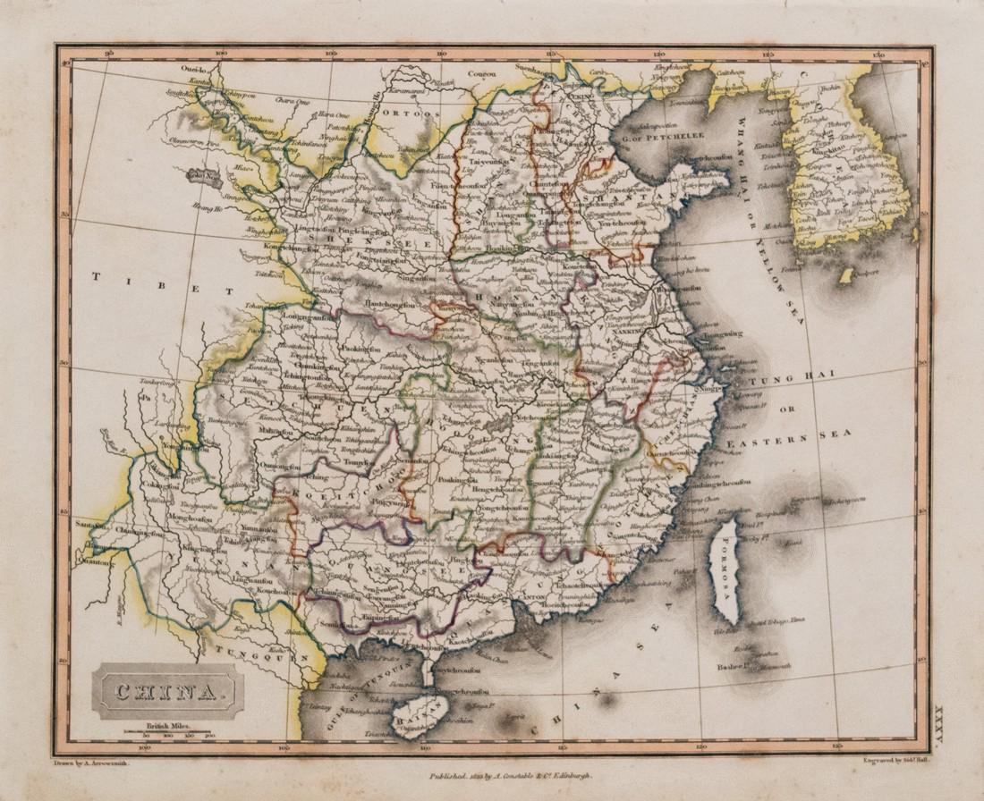 Arrowsmith: Antique Map of China and Korea, 1823 (1 of 1)
