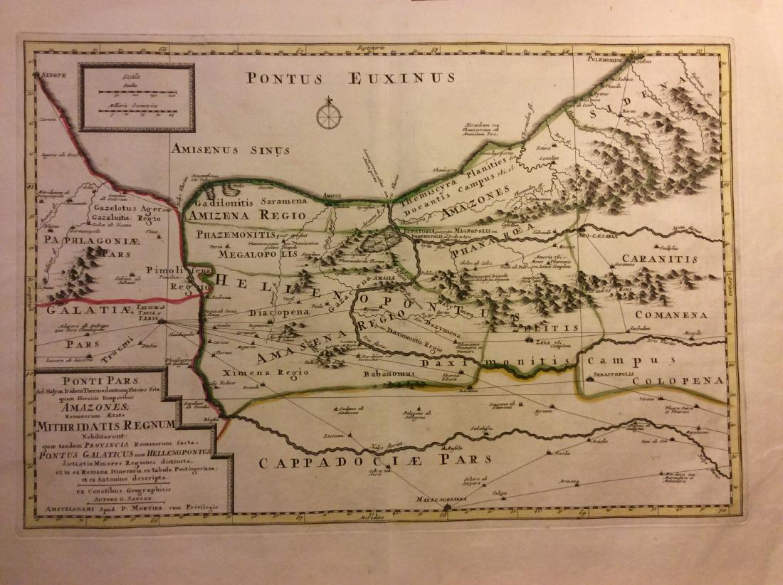 Mortier: Antique Map of Turkey Black Sea Coast, 1705 (1 of 1)