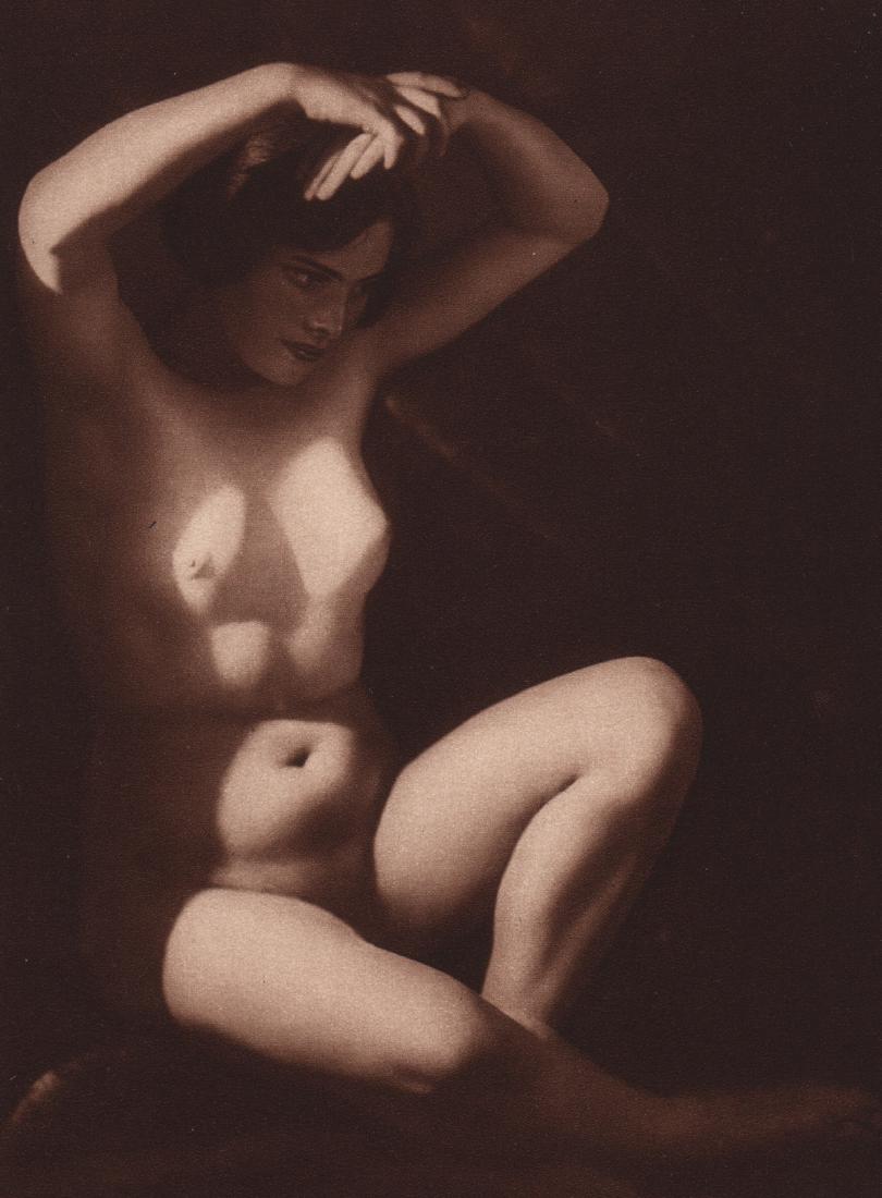DRTIKOL - Nude: Artist: DRTIKOL Print Title: Nude Chech Woman Medium: Sheet-fed Gravure Printing Date: 1925 Printed in Germany Image size approx. 6 x 8 inches Frantisek Drtikol (1883-1961) was a Czech photographer wh