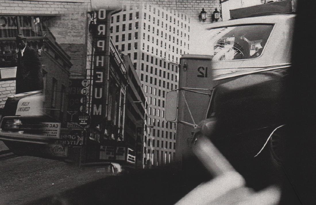 LEE FRIEDLANDER - New Orleans, 1969: Artist: LEE FRIEDLANDER Print Title: New Orleans, 1969 Medium: Sheet-fed Gravure Printing Date: 1985 Printed in France Image Size: 7.75 X 5 inches Lee Friedlander (born July 14, 1934) is an American p