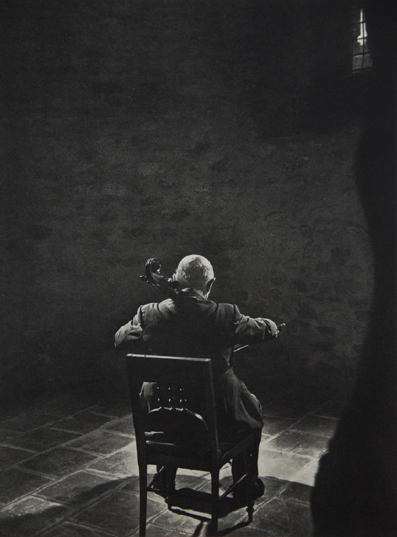 YOUSUF KARSH - Pablo Casals: Artist: Yousuf Karsh Title: Pablo Casals Medium: Sheet Fed Photogravure Size (inches): 9x12" Unmounted Yousuf Karsh (1908-2002) was an Armenian-Canadian portrait photographer, considered one of the gr
