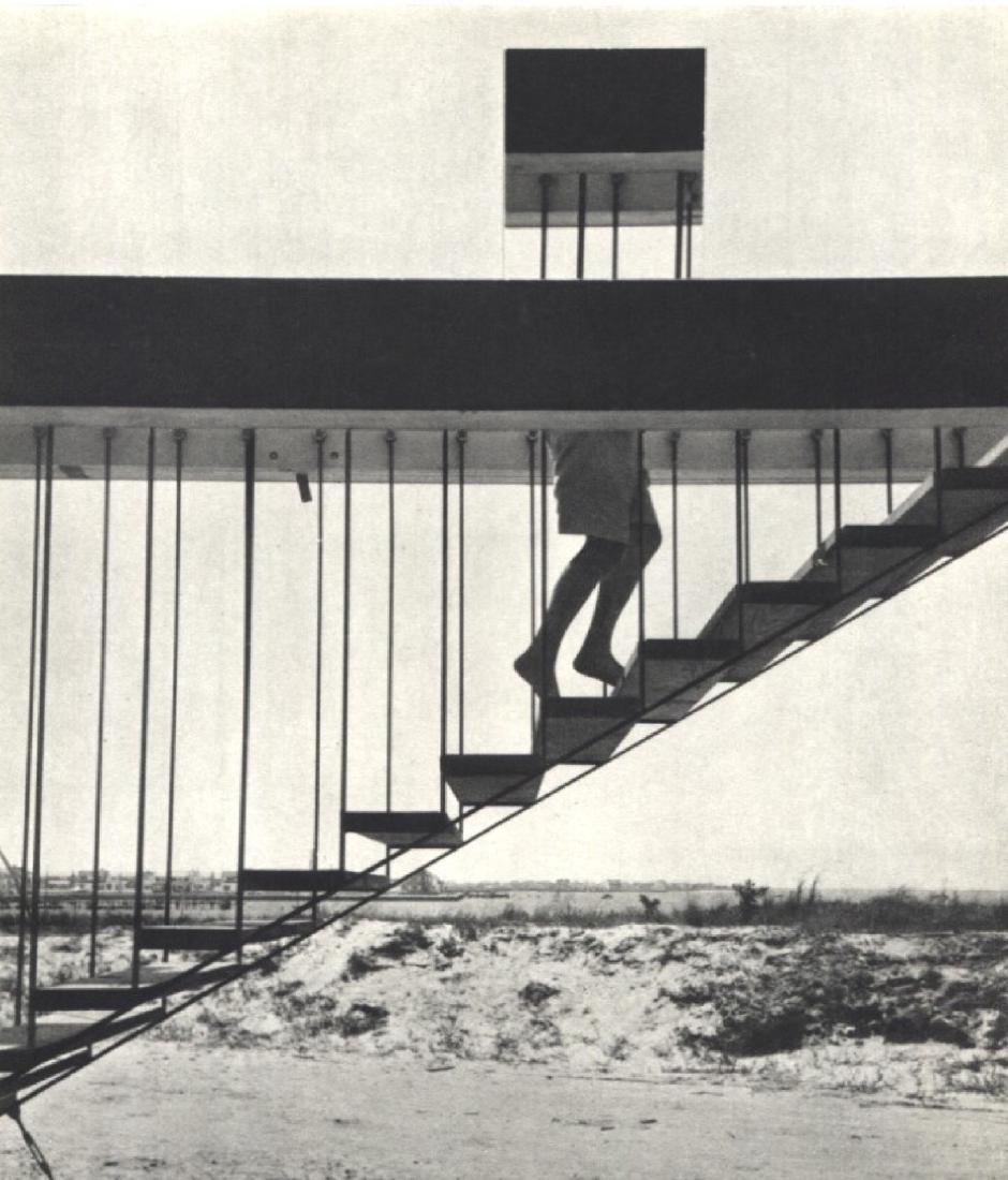 ANDRE KERTESZ - Disappearing Act, 1955 NY: Artist: ANDRE KERTESZ Print Title: Disappearing Act, 1955 NY Medium: Sheet-Fed Gravure Printed in 1972 in France Image size approx. 7 x 8 inches Andre Kertesz (1894-1985) born Kertesz Andor, was a Hun