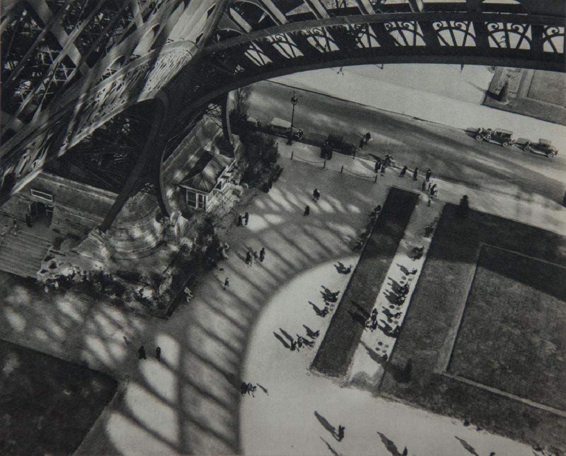 ANDRE KERTESZ - Shadows of the Eiffel Tower, Paris: Artist: Andre Kertesz Title: Shadows of the Eiffel Tower, Paris 1929 image, printed 1972 Medium: 1929 image, 1972 photogravure Size (inches): 9.75x8" image Mounted on 14x11" Conservation board Andre K