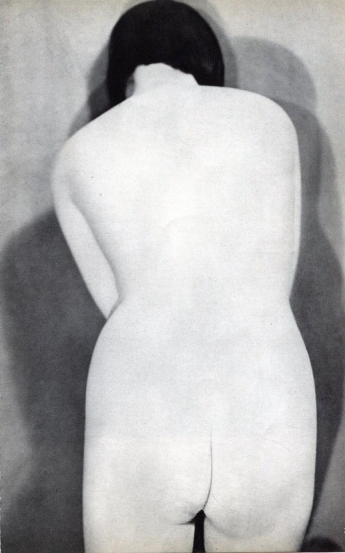 MAN RAY - Nude: Artist: MAN RAY Print Title: Nude Medium: Sheet-fed Gravure Printing Date: 1934 Printed in France Image size approx. 6.5 x 10.25 inches Man Ray, original name Emmanuel Radnitzky, was born on August 27
