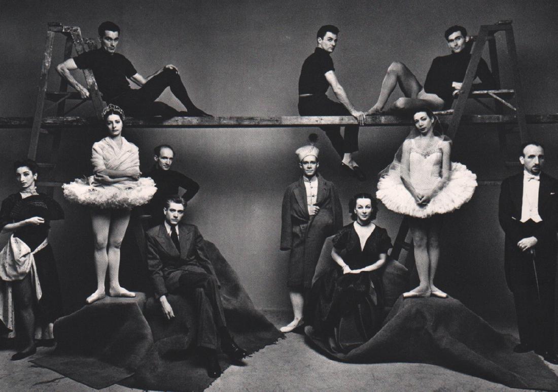 IRVING PENN - Ballet Theatre Group - New York - 1947: Artist: IRVING PENN Print Title: Ballet Theatre Group - New York 1947 Medium: Sheet-Fed Gravure Printing Date: 1960 Printed Switzerland Image Size: 9.25 X 6.5 inches Irving Penn was an American photog