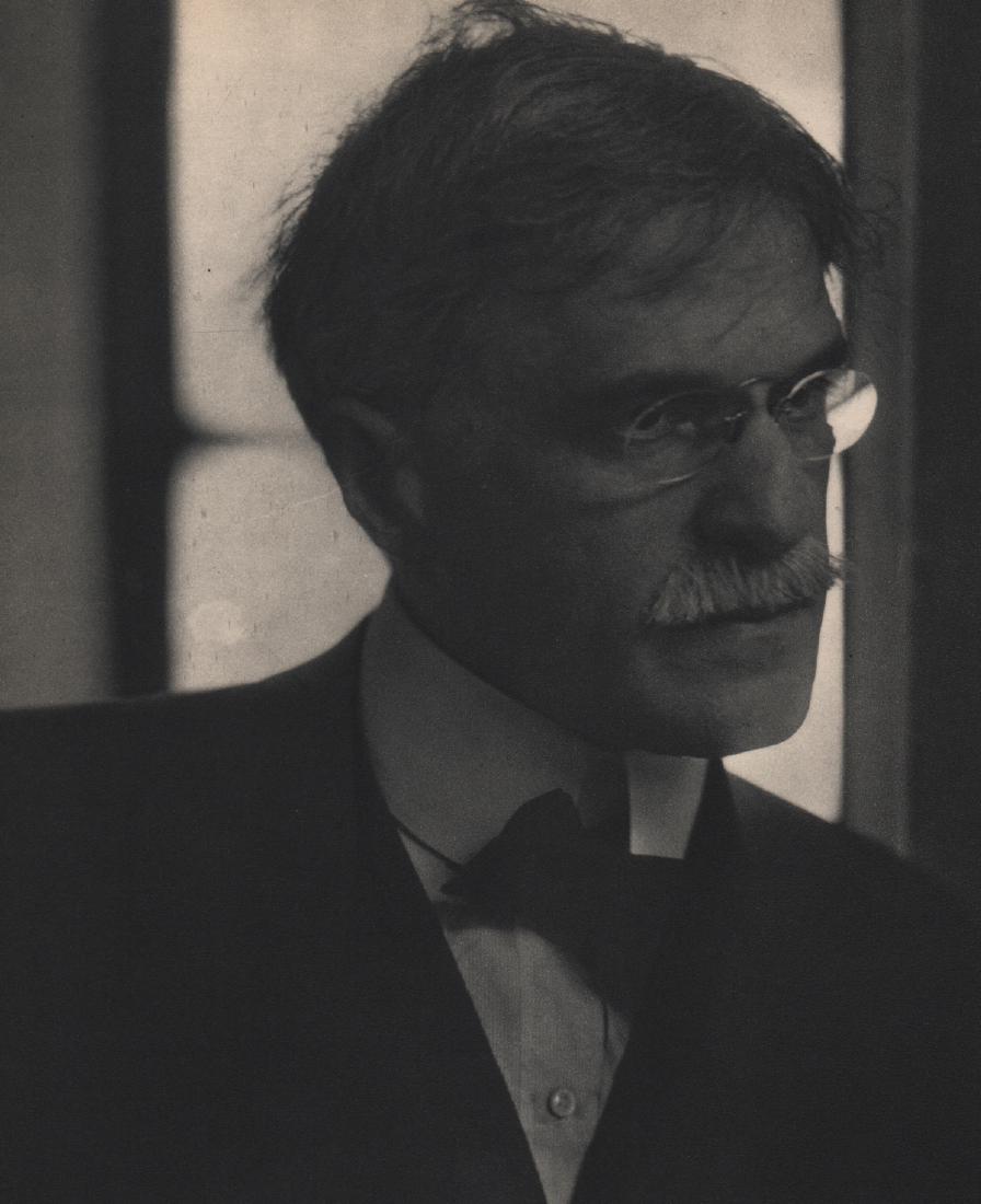 EDWARD STEICHEN - Alfred Stieglitz: Artist: EDWARD STEICHEN Print Title: Alfred Stieglitz Medium: Sheet-fed Gravure Printing Date: 1935 Printing Location: USA Image Size: 7.5 x 9.5 inches Edward Jean Steichen (1879-1973) was a Luxembour