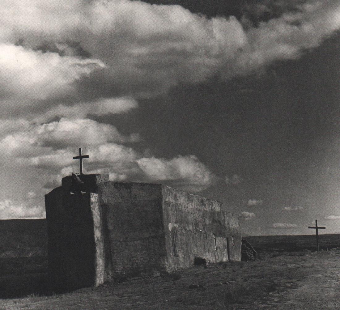 TODD WEBB - Penitente Morada, Abiquiu, 1981: Artist: TODD WEBB Print Title: Penitente Morada, Abiquiu, 1981 Medium: Sheet-fed Gravure Printing Date: 1984 Printed in Japan Image Size: 9.5 X 9 inches Todd Webb (1905-2000) used documentary photogra