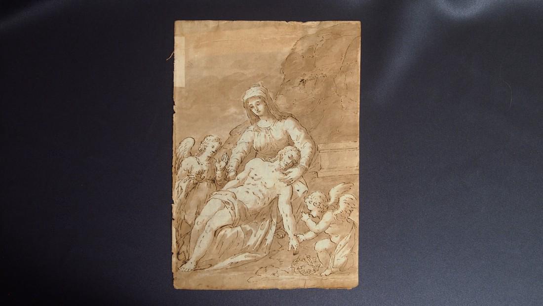 Italian School/17th Century Jesus & Mary (1 of 1)