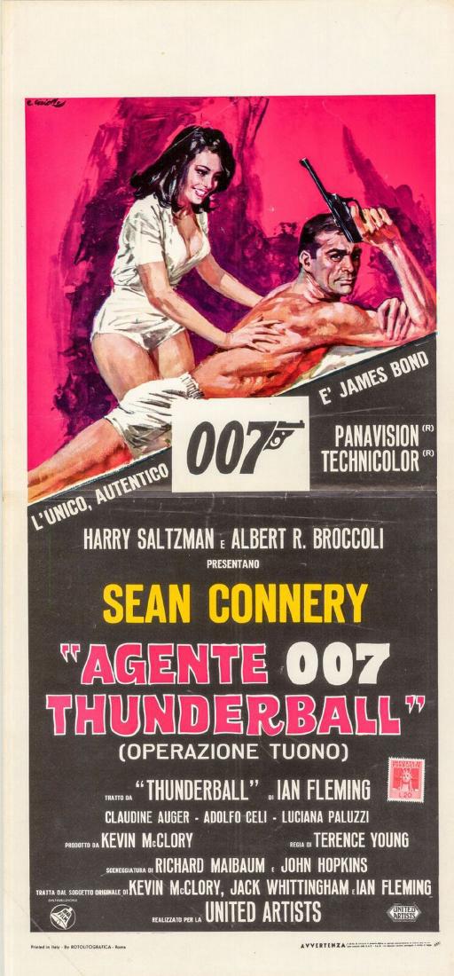 Italian locandina Thunderball Poster (1 of 1)