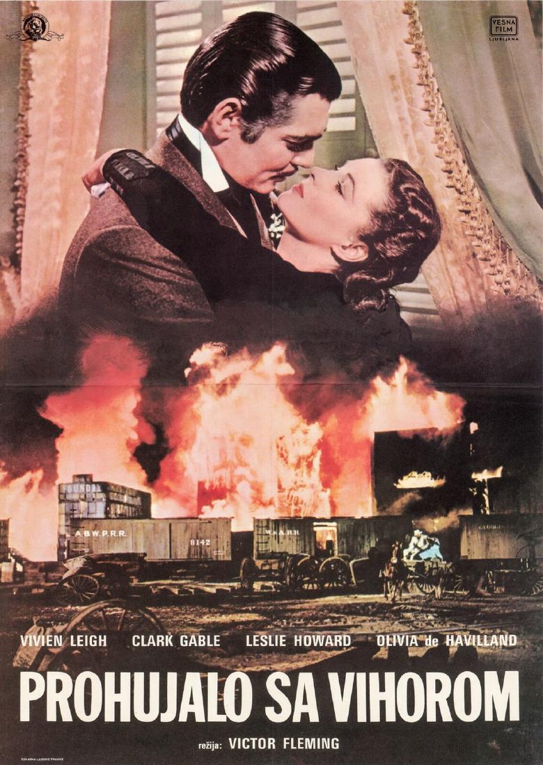 Yugoslavian Gone With the Wind Poster (1 of 1)