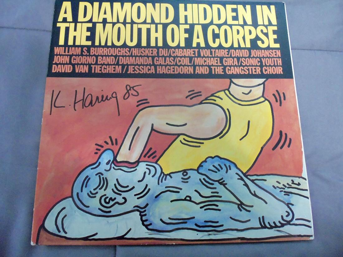 Keith Haring Signed Diamond Hidden In Mouth Of A Corpse (1 of 8)