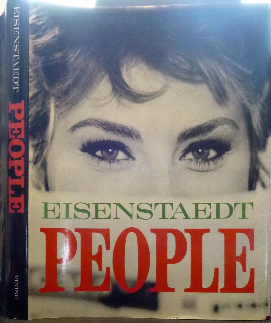 People - Signed First Edition: People- Signed 1st Edition Alfred Eisenstaedt Alfred Eisenstaedt 1973, The Viking Press. NY 1st Edition Photgraphy This is a large, folio edition of Alfred Eisenstaedt's iconic photographs. Eisenstae