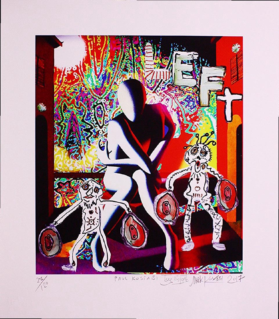 Mark Kostabi Tony Esposito Paul Kostabi Psychedelic (1 of 4)