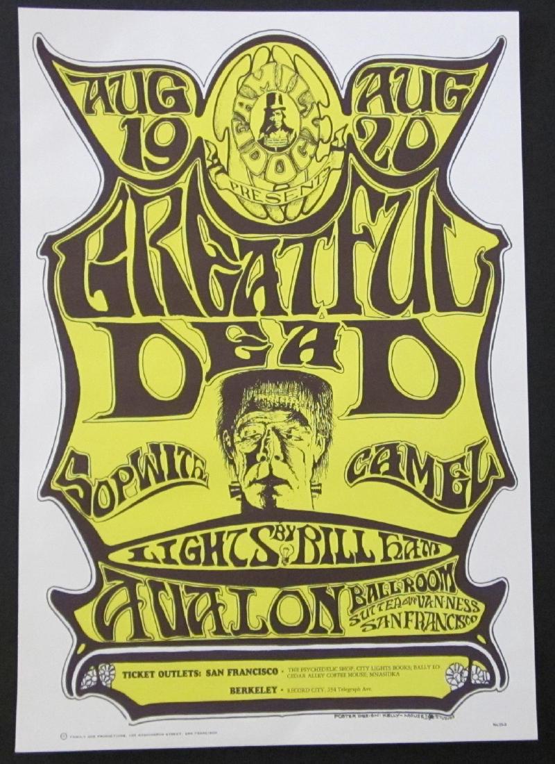 Family Dog "Frankenstein" Poster, Grateful Dead (1 of 4)
