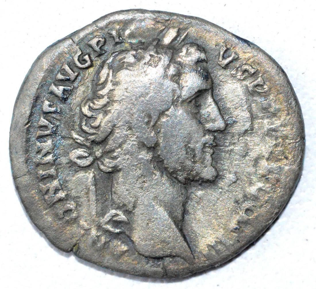 Ancient Roman Denarius Coin - Antoninus Pius (1 of 2)
