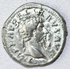 Ancient Roman Denarius Coin - Lucius Verus (1 of 2)