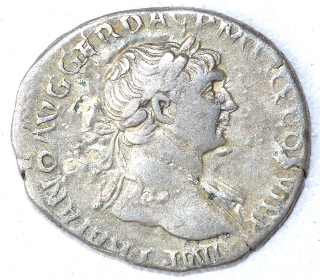 Ancient Roman Denarius Coin - Trajan (1 of 2)