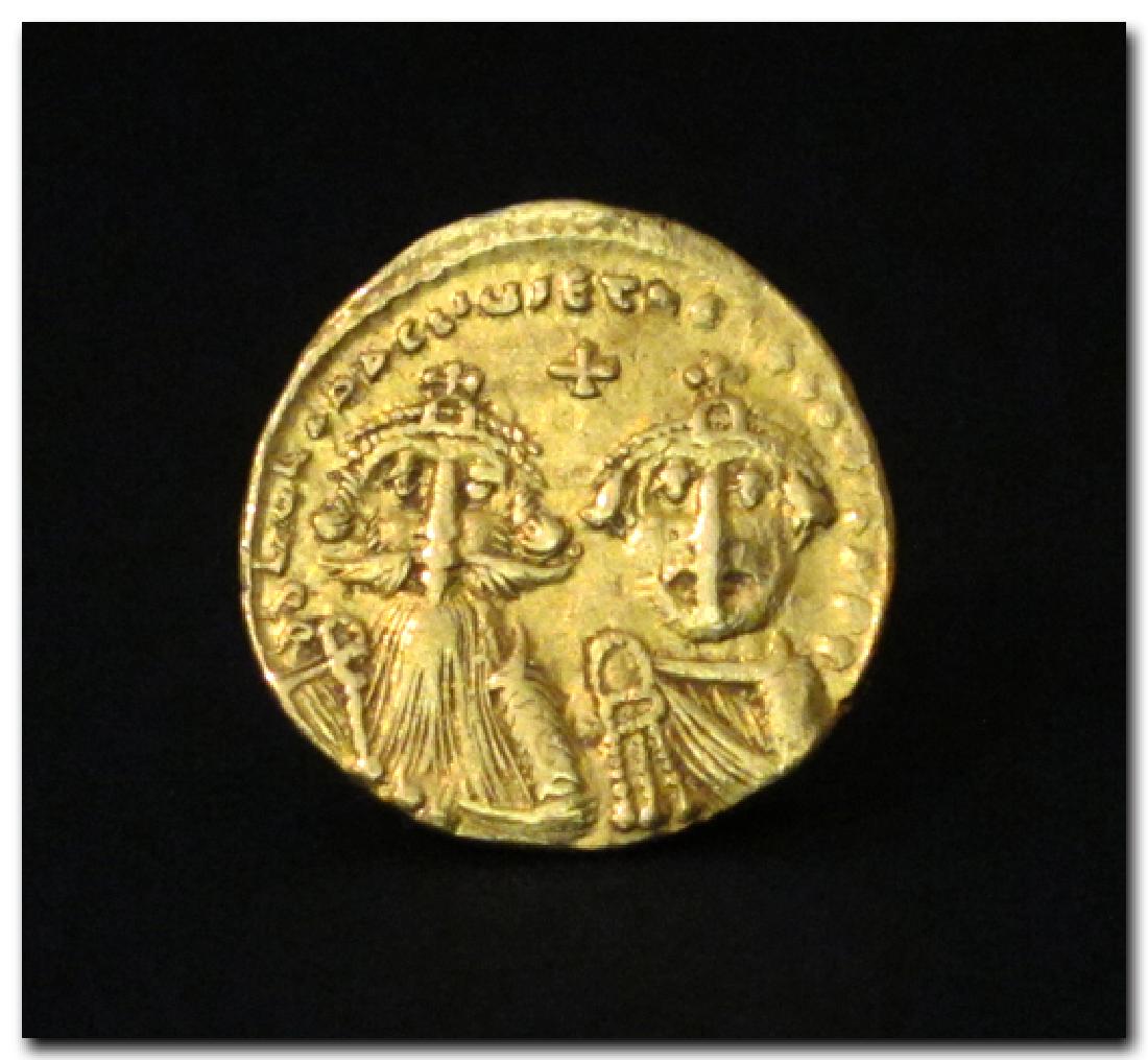 Constantinople, Byzantian Gold Solidus, Heraclius (1 of 3)