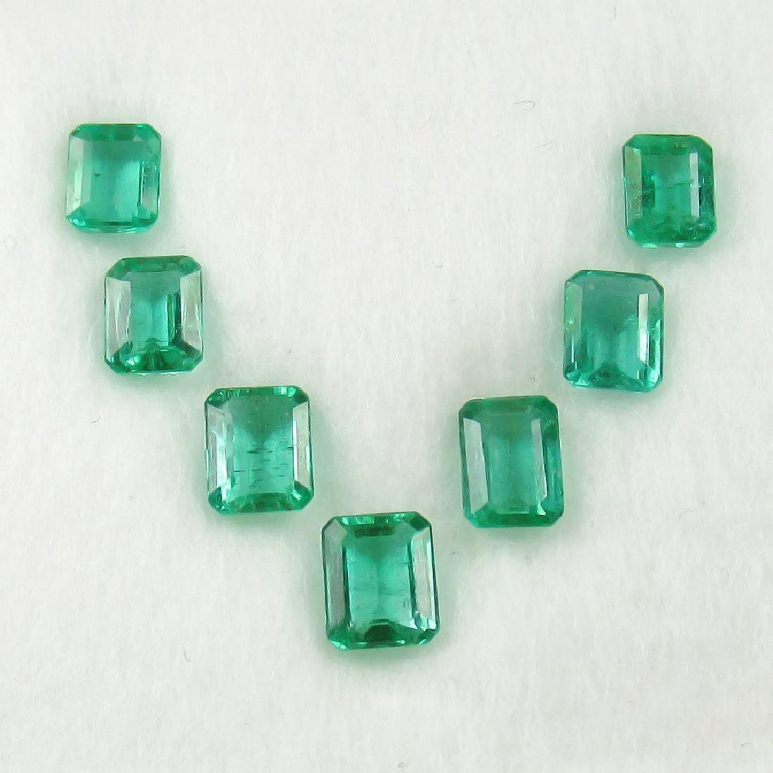 3.06 Carat Natural Loose Emerald Octagon Necklace Set (1 of 3)
