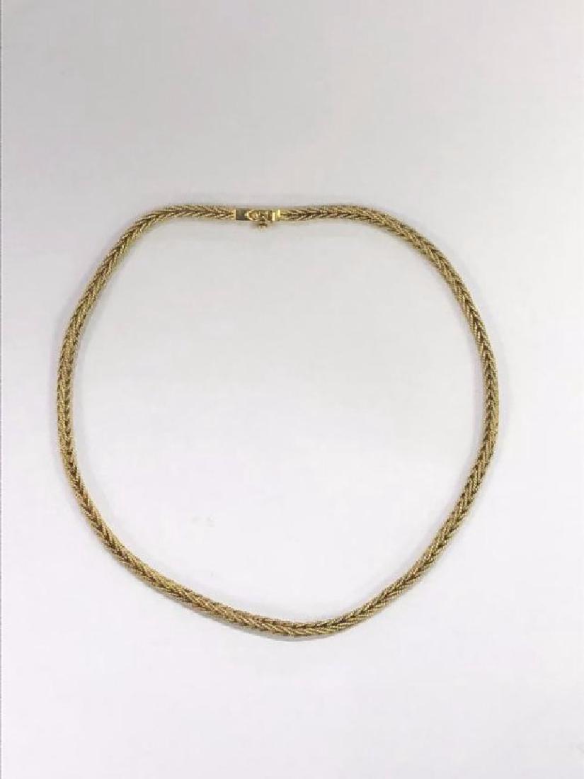 Vintage Bulgari 18K Gold Chain Necklace, c1960 (1 of 5)