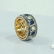 14K Gold Sapphire Diamond Ring, 3.65ctw