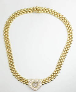 Chopard Happy Diamonds 18K Gold Necklace, 2.59ctw