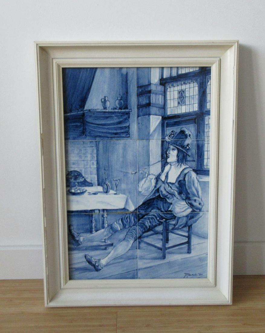 Delftware Ceramic Tile Painting, J. Mourik (1 of 10)