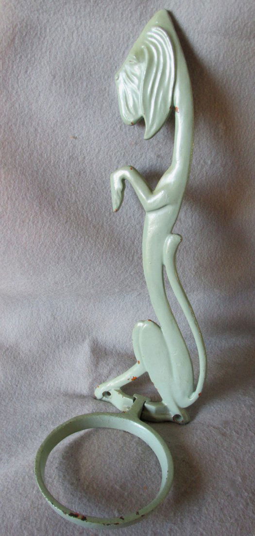 Whimsical Art Deco Dog Plant Holder, Cast Iron Bracket (1 of 5)