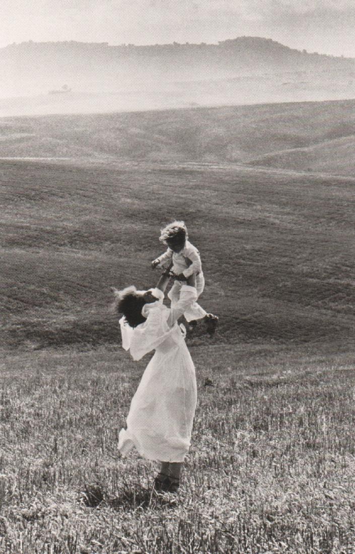 EDOUARD BOUBAT - Woman and Child, Italy, 1976: Artist: EDOUARD BOUBAT Print Title: Woman and Child, Italy, 1976 Medium: Sheet-Fed Gravure Printing Date: 1983 Printed in: Spain Image Size: 5.5 x 9 inches Edouard Boubat (1923-1999) was a French phot