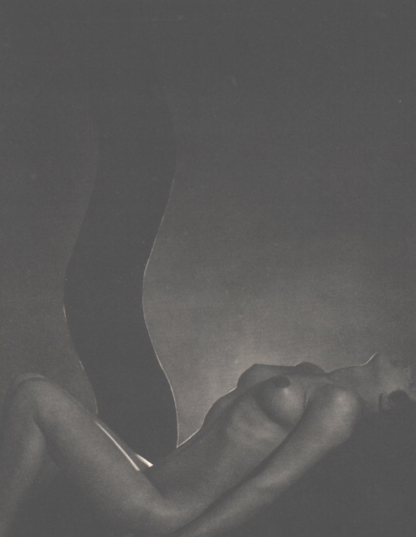 DRTIKOL - Nue: Artist: DRTIKOL Print Title: Nue Medium: Sheet-fed Gravure Printing Date: 1933 Printed in France Image size approx. 7.5 x 9.5 inches Frantisek Drtikol (1883-1961) was a Czech photographer whose photos