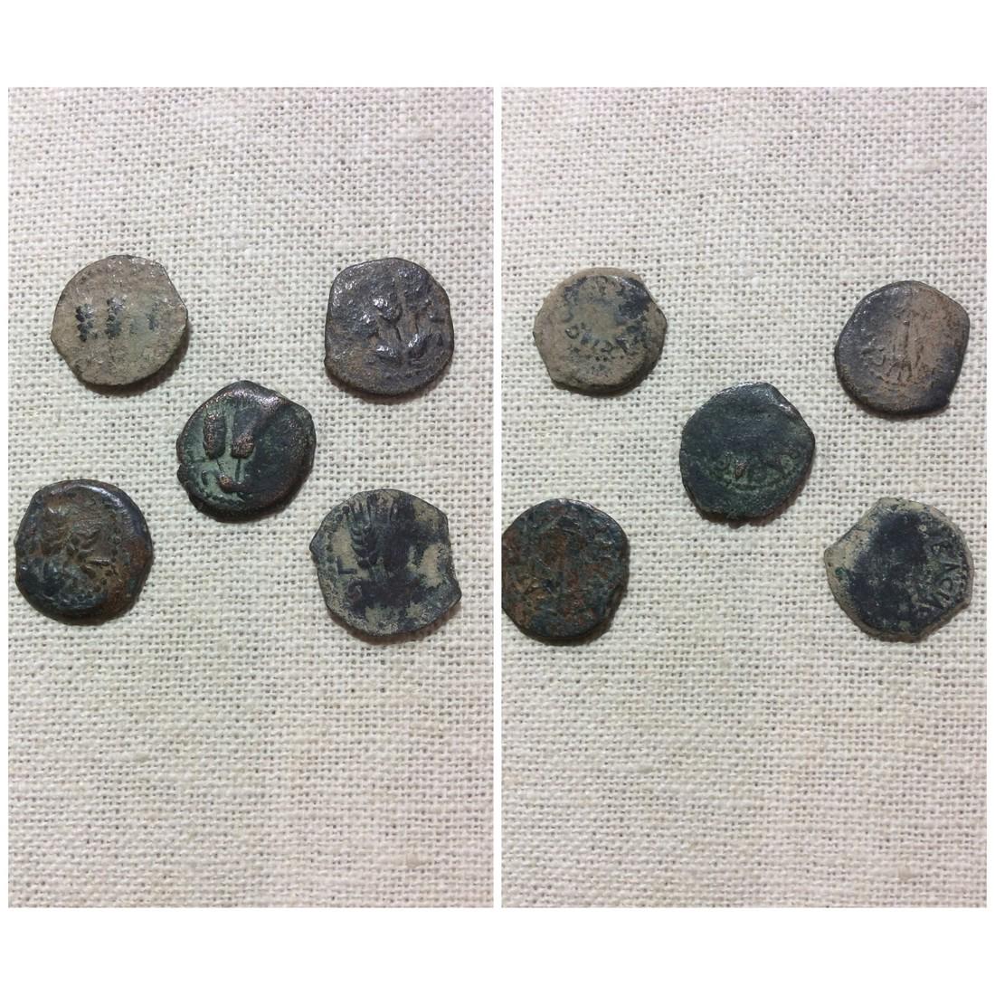 Ancient Judaea Agrippa the first Set of 5 (1 of 1)