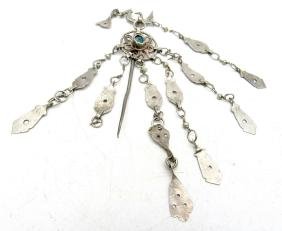 Medieval Viking mythological hair pin with Raven (1 of 4)