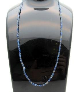 Ancient Roman lapis lazuli beaded necklace (1 of 3)
