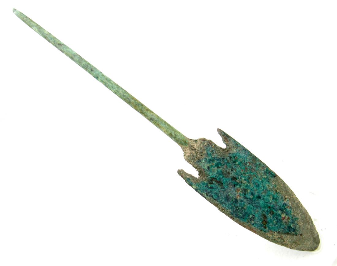 Large Ancient Bronze Age Arrowhead (1 of 2)