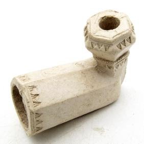 Post Medieval decorated clay pipe (1 of 5)